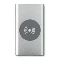 Powerbank bezprzewodowy / Srebrny mat MO9498-16