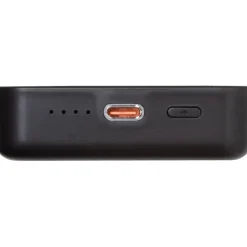 Power bank magnetyczny z ABS z recyklingu 10000 mAh DONNA / Czarny 3543503