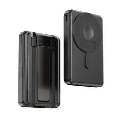 Power bank 10000 mAh, ładowarka bezprzewodowa Urban Vitamin Delano / Czarny P322.7201