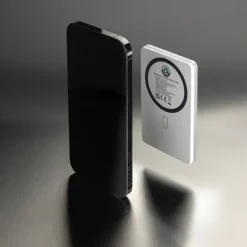Power bank 5000 mAh, ładowarka bezprzewodowa 5W Orion / Czarny P322.6001