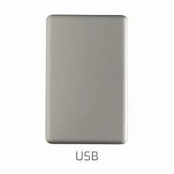 Power bank 5000 mAh, ładowarka bezprzewodowa 5W Orion / Czarny P322.6001
