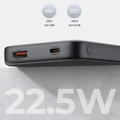 Power bank 10000 mAh Aukey / Czarny VAM13-03