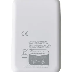 Power bank 10000 mAh / Biały VB102-02