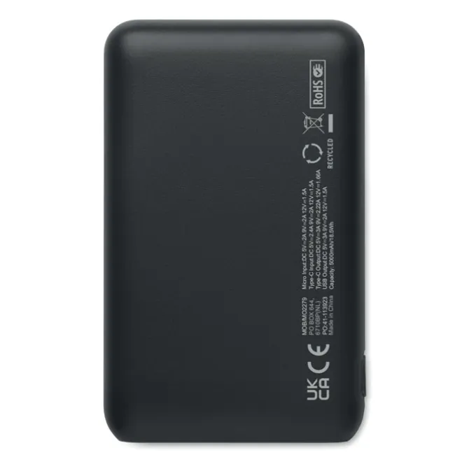 Power bank 5000 mAh / Czarny MO2279-03