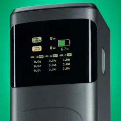 Power bank 24000 mAh Hama High Power 200W / Grafitowy VH030-15