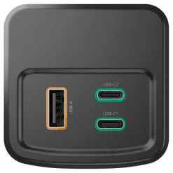 Power bank 24000 mAh Hama High Power 200W / Grafitowy VH030-15
