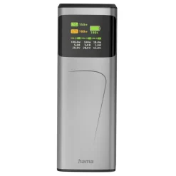 Power bank 24000 mAh Hama High Power 150W / Grafitowy VH029-15