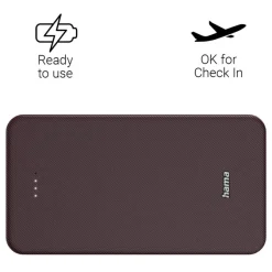 Power bank 20000 mAh Hama Power Pack / Czerwony VH024-05