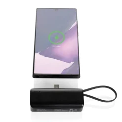 Power bank 3000 mAh Powerlink, wyjście USB typu C / Czarny P322.4901