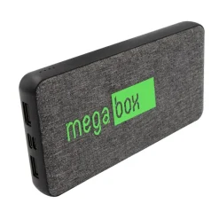 Power bank 8000 mAh RPET | Edgar / Szary V8296-19