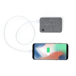 Power bank 5000 mAh RPET / Grafitowy V8321-15