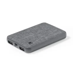 Power bank 5000 mAh RPET / Grafitowy V8321-15