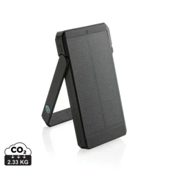 Power bank 10000 mAh Skywave, ładowarka słoneczna / Czarny P322.341