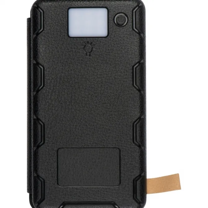 Power bank 8000 mAh solarny BRUNA / Czarny 3365703