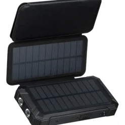 Power bank 20000 mAh solarny PETRA / Czarny 3389903
