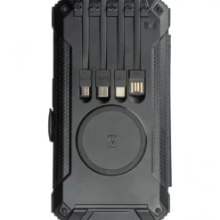 Power bank 20000 mAh solarny PETRA / Czarny 3389903