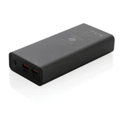 Power bank 20000 mAh Terra, aluminium z recyklingu / Szary P322.632