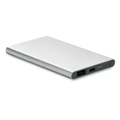 Power Bank 4000 mAh typ C / Srebrny mat MO6825-16