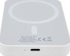 Power bank 5000 mAh z ładowarką indukcyjną WELS / Biały 436606
