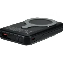 Power bank 10000 mAh z ładowarką indukcyjną VENTURA / Czarny 399903
