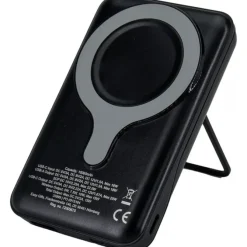 Power bank 10000 mAh z ładowarką indukcyjną VENTURA / Czarny 399903