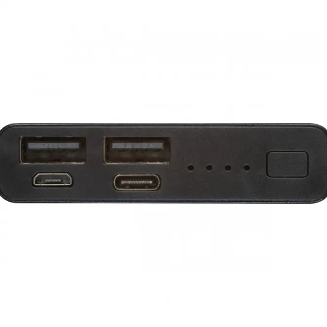 Power bank 10000 mAh z aluminium z recyklingu GIORGIA / Niebieski 3450304