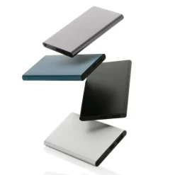 Power bank 4000 mAh z aluminium z recyklingu / Srebrny P322.422