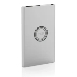 Power bank 4000 mAh z aluminium z recyklingu / Srebrny P322.422