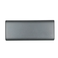 Power bank 10000 mAh z aluminium z recyklingu / Czarny VA241-03
