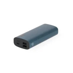 Power bank 10000 mAh z aluminium z recyklingu / Niebieski VA241-11
