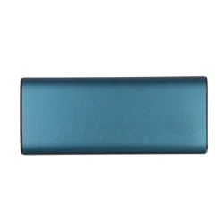 Power bank 10000 mAh z aluminium z recyklingu / Niebieski VA241-11