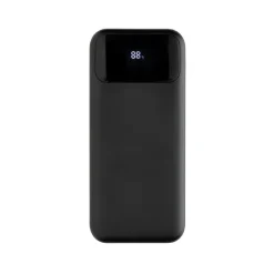 Power bank 10000 mAh ze zintegrowanymi kablami Turbopack / Czarny P322.5801