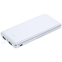 Power bank 12000 mAh z lampką | Sawyer / Biały V3384-02