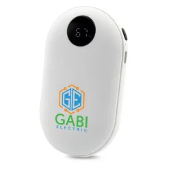 Power bank 5000 mAh z ogrzewaczem do rąk | Kael / Biały VA110-02