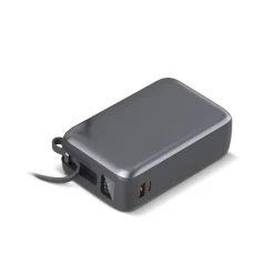 Powerbank Nova Laptop 65 W z wbudowanym kablem USB-C 30000 mAh / Ciemnoszary LT95520-N0060