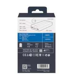 Power Bank VA2081 20000 mAh RIVACASE / Czarny EG834903