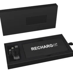 Powerbank z podświetlanym logo  - SCX.design P15 / Czarny 2PX01690