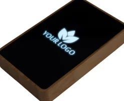 Power bank z podświetlanym logo 5000 mAh / Beżowy EG061713