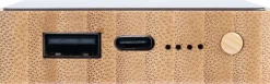 Power bank z podświetlanym logo 5000 mAh / Beżowy EG061713