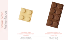 Praliny Chocolate Brick Box / Wielokolorwy S0588