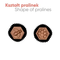 Praliny Honeybee 4 Szt / Wielokolorowy S0312/XM