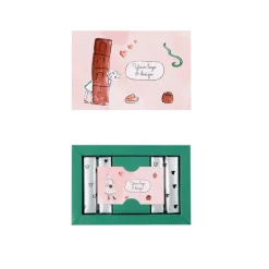 Praliny Message Box 4 szt. / Wielokolorwy S0638