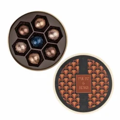 Praliny Sweet Sphere Wooden Box 7 szt. / Wielokolorwy S0480