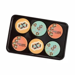 Praliny z nadrukiem Choco Circle 6 szt / Wielokolorwy S0415B