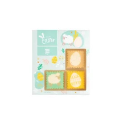 Praliny z Nadrukiem Chocostamp 3 Sztuki / Wielokolorowy S0322E
