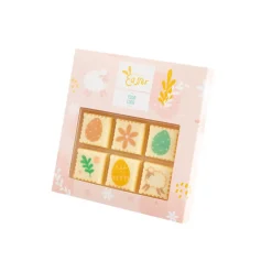 Praliny z Nadrukiem Chocostamp 6 Sztuk / Wielokolorowy S0323E