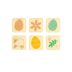 Praliny z Nadrukiem Chocostamp 6 Sztuk / Wielokolorowy S0323E