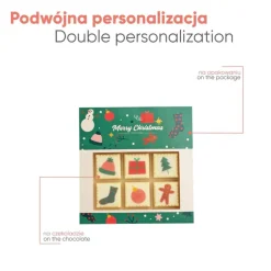 Praliny Z Nadrukiem Chocostamp 6 Szt / Wielokolorowy S0323/XM