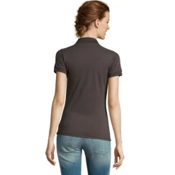 PRIME Damskie POLO 200g / Ciemny szary S00573-DG-L