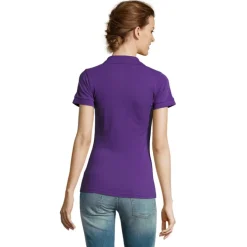 PRIME Damskie POLO 200g / Dark Purple S00573-DA-S